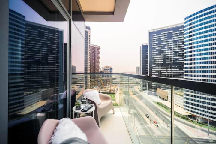 Ferienwohnung Vogue Downtown - Bellevue Towers Dubai Exterior foto